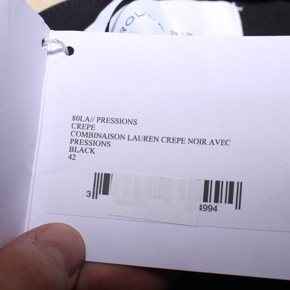 NWT Carolina Ritzler Lauren One Shoulder Jumpsuit Size 42 - Picture 2 of 5